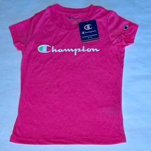 Girl champion top/shirt color pink